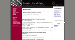 Desktop Screenshot of dv.ff.cuni.cz