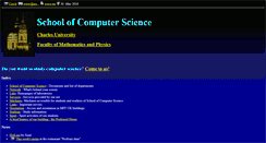 Desktop Screenshot of ms.mff.cuni.cz