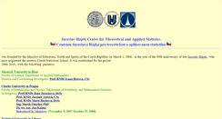 Desktop Screenshot of centrumjh.karlin.mff.cuni.cz