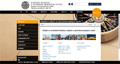 Desktop Screenshot of krvs.fsv.cuni.cz