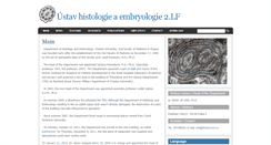 Desktop Screenshot of histologie.lf2.cuni.cz