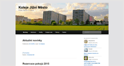 Desktop Screenshot of jm.koleje.cuni.cz