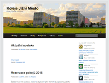 Tablet Screenshot of jm.koleje.cuni.cz