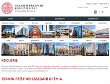 Tablet Screenshot of gremiumkr.cuni.cz