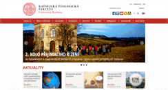 Desktop Screenshot of ktf.cuni.cz