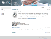 Tablet Screenshot of fyziologie.lf1.cuni.cz