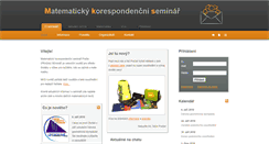 Desktop Screenshot of mks.mff.cuni.cz
