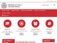 Tablet Screenshot of dl1.cuni.cz