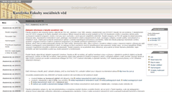 Desktop Screenshot of karolinka.fsv.cuni.cz