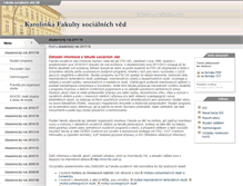 Tablet Screenshot of karolinka.fsv.cuni.cz