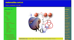 Desktop Screenshot of matematika.cuni.cz