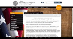 Desktop Screenshot of kas.fsv.cuni.cz