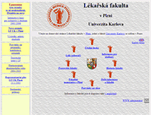 Tablet Screenshot of oldweb.lfp.cuni.cz