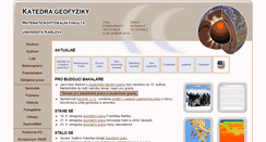 Desktop Screenshot of karel.troja.mff.cuni.cz