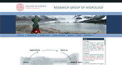 Desktop Screenshot of hydro.natur.cuni.cz