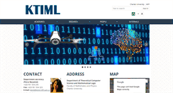 Desktop Screenshot of ktiml.mff.cuni.cz