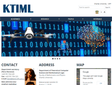 Tablet Screenshot of ktiml.mff.cuni.cz