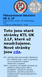 Mobile Screenshot of ktl.lf2.cuni.cz