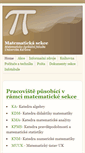 Mobile Screenshot of msekce.karlin.mff.cuni.cz