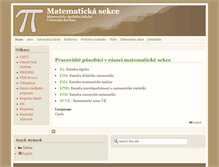 Tablet Screenshot of msekce.karlin.mff.cuni.cz