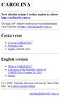 Mobile Screenshot of carolina.cuni.cz