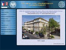 Tablet Screenshot of anat.lf1.cuni.cz