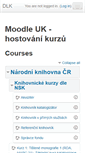 Mobile Screenshot of dlk.cuni.cz