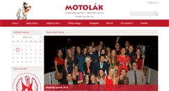 Desktop Screenshot of motolak.lf2.cuni.cz