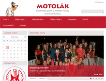 Tablet Screenshot of motolak.lf2.cuni.cz