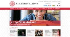 Desktop Screenshot of cuni.cz