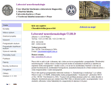 Tablet Screenshot of neurofarm.lf1.cuni.cz