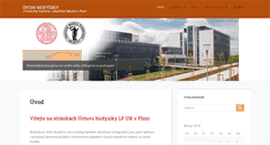 Desktop Screenshot of biofyzika.lfp.cuni.cz