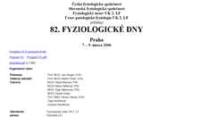 Desktop Screenshot of fd2006.lf2.cuni.cz