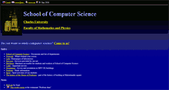Desktop Screenshot of cs.mff.cuni.cz