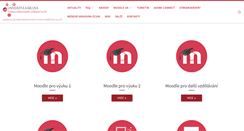 Desktop Screenshot of dl.cuni.cz