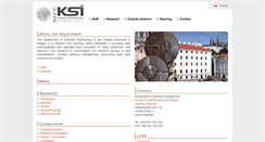 Desktop Screenshot of ksi.mff.cuni.cz
