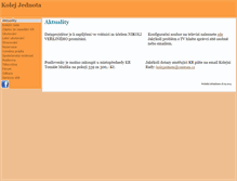 Tablet Screenshot of opletalka.koleje.cuni.cz