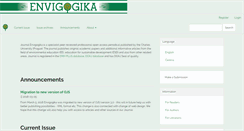 Desktop Screenshot of envigogika.cuni.cz