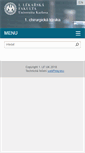 Mobile Screenshot of chir1.lf1.cuni.cz